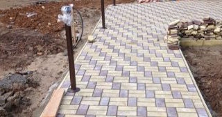 Укладка тротуарной плитки под ключ в Хабаровске в октябре