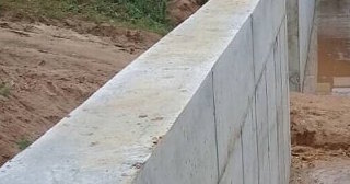 Строительство подпорной стенки из бетона в Хабаровске в октябре